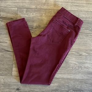 EST 1946 Denim contemporary burgundy jeans Sz-> 6